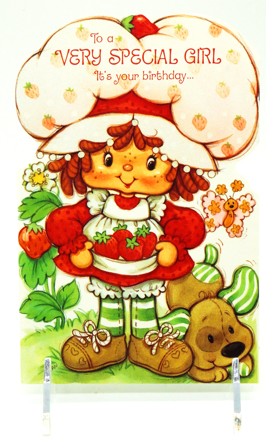 original strawberry shortcake coloring page